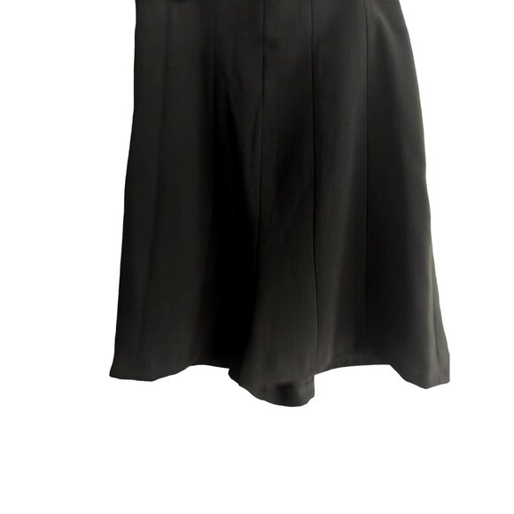 Zara XS Black Tailored Pleated High Waisted Wide Legged Shorts - Picture 10 of 12